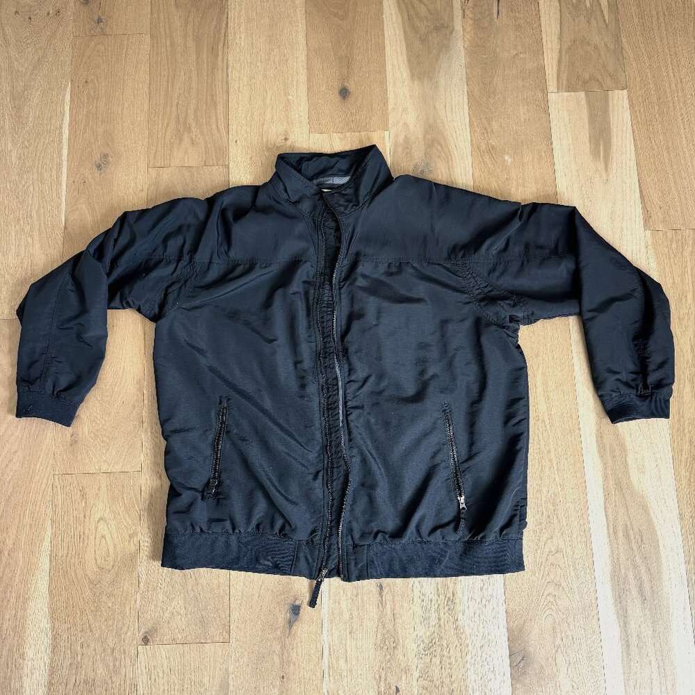 Duluth Trading Company Nylon Black 2XL Tall Zip Up Jacket